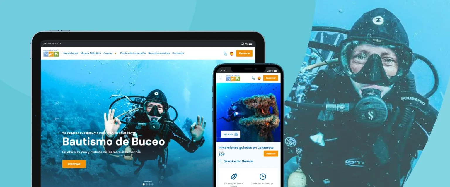 Más digitalización, más reservas directas para tu escuela de buceo