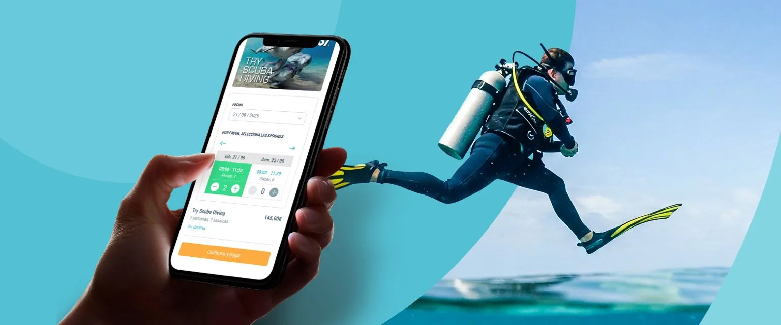 ¿Qué buscan tus clientes en un proceso de reservas online? Prepara tu centro de buceo