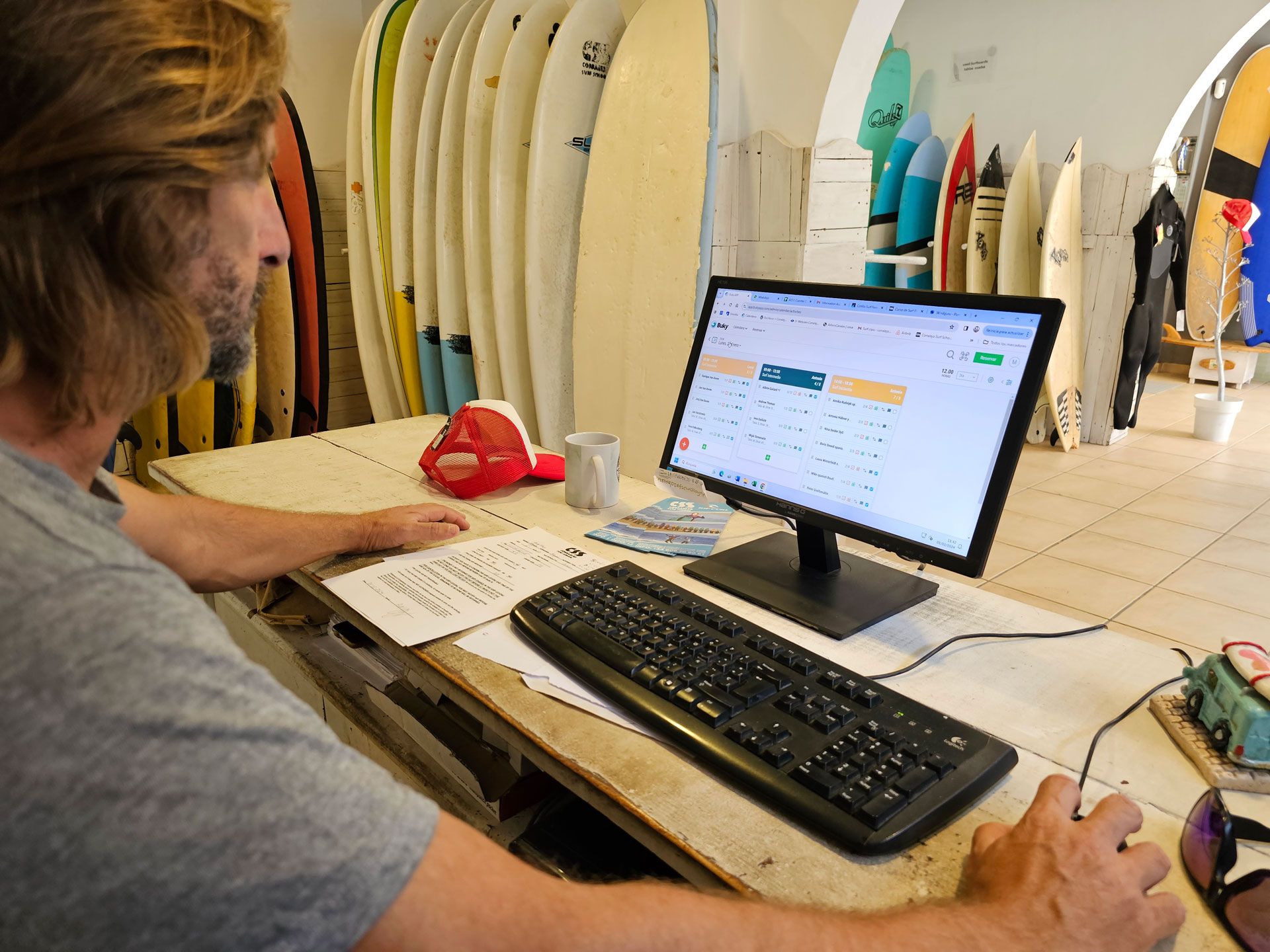 Alejandro Fornos Manager Corralejo Surf School bukyapp software surfschool